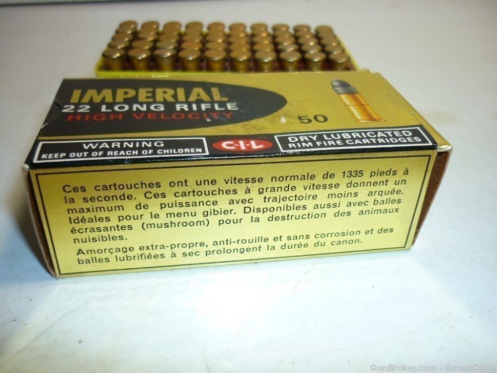 50rd IMPERIAL Canadian .22lr Vintage Dominion Ammo 22lr-img-7
