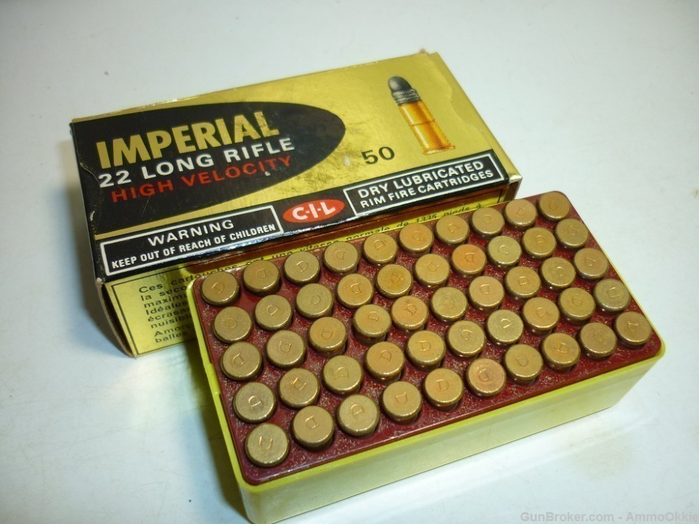 50rd IMPERIAL Canadian .22lr Vintage Dominion Ammo 22lr-img-2