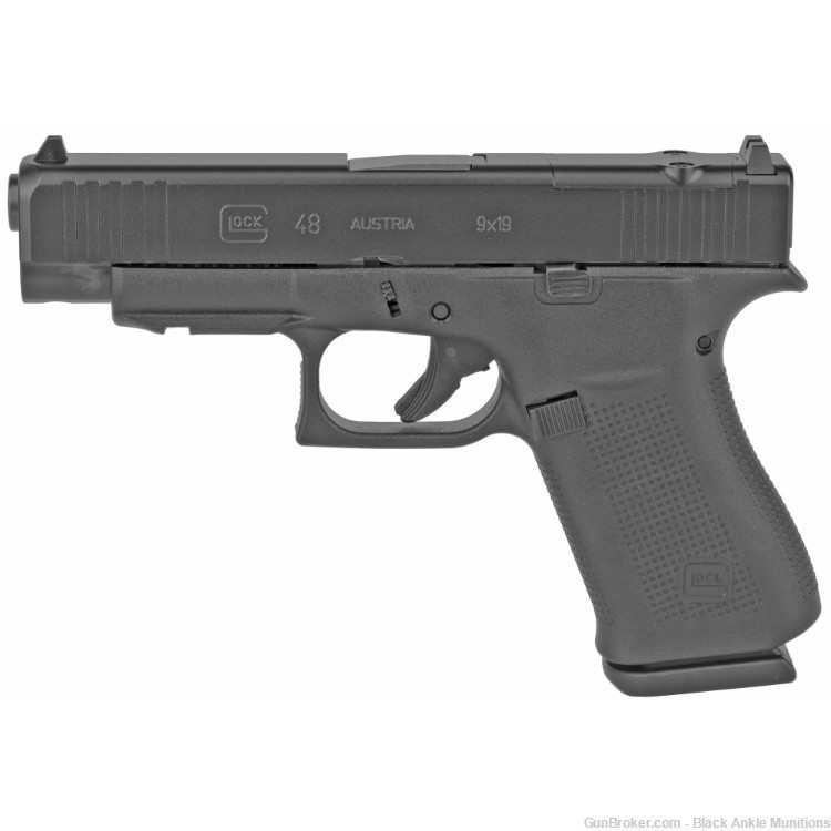 Glock 48 MOS 9MM Pistol, 10rd, Black NIB PA4850201FRMOS-img-0