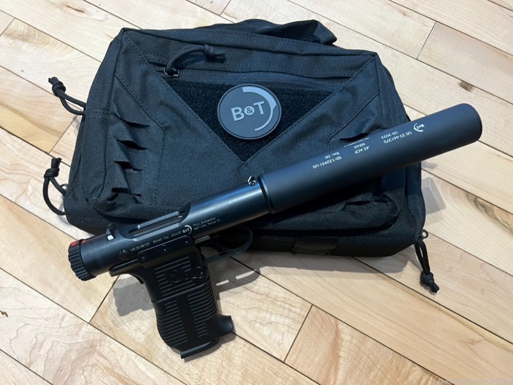 B&T Station SIX -  .45ACP Covert Pistol with Wipe Suppressor, BT-410110-img-1