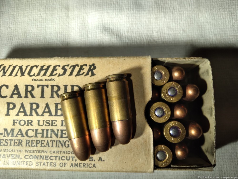 Winchester 9mm Parabellum for use in Sub-Machine Guns collectible-img-3
