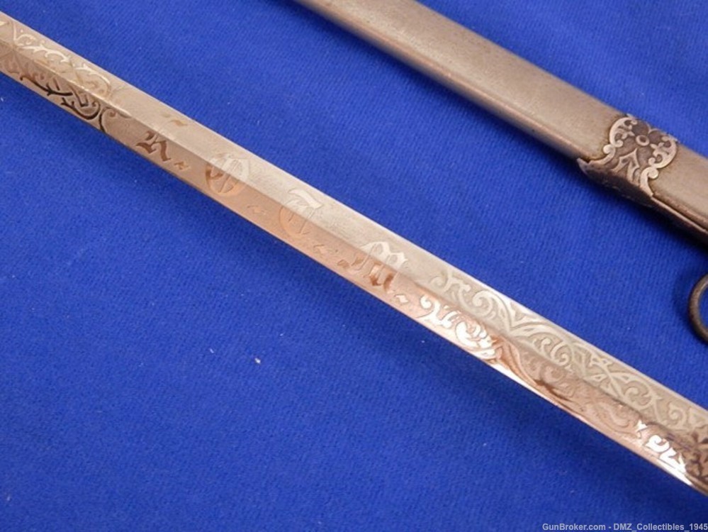 1900s-20s Knights of the Tented Maccabees Fraternal Sword w/ Scabbard-img-8