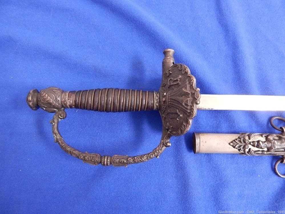 1900s-20s Knights of the Tented Maccabees Fraternal Sword w/ Scabbard-img-0