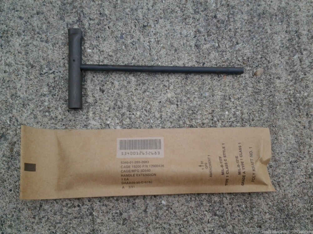 30 Caliber T handle for cleaning rods NOS USGI-img-0