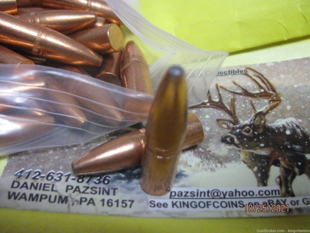 50 pcs 8mm CAL 185 gr PSP Remington CORELOKT .323  Bullets ; more too-img-1