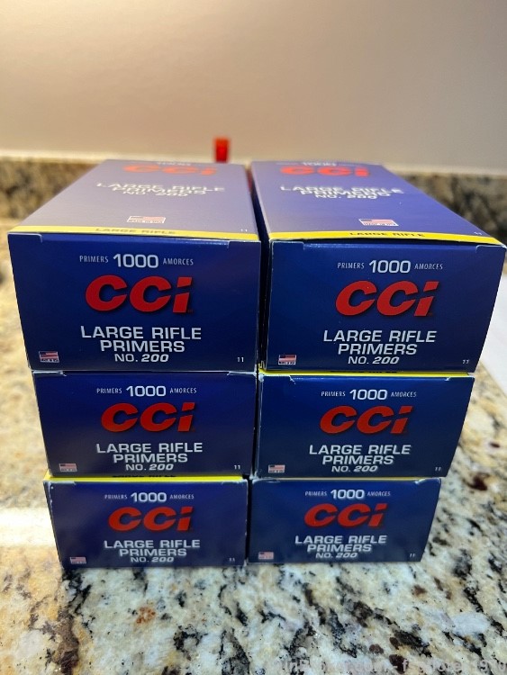 CCI Large Rifle Primers #200 Box of 1000 (Local pickup only)-img-1