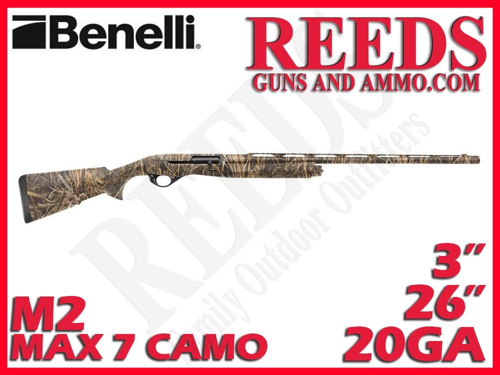 Benelli M2 Field Max 7 Camo 20 Ga 3in 26in 11177-img-0