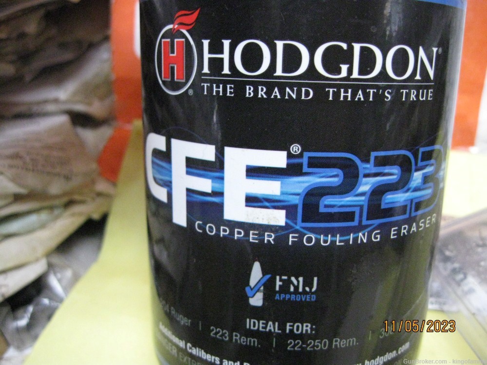 1 Lb New Hodgon CFE 223 Powder,  AND 100 pcs 223 1-x Brass; more available-img-2