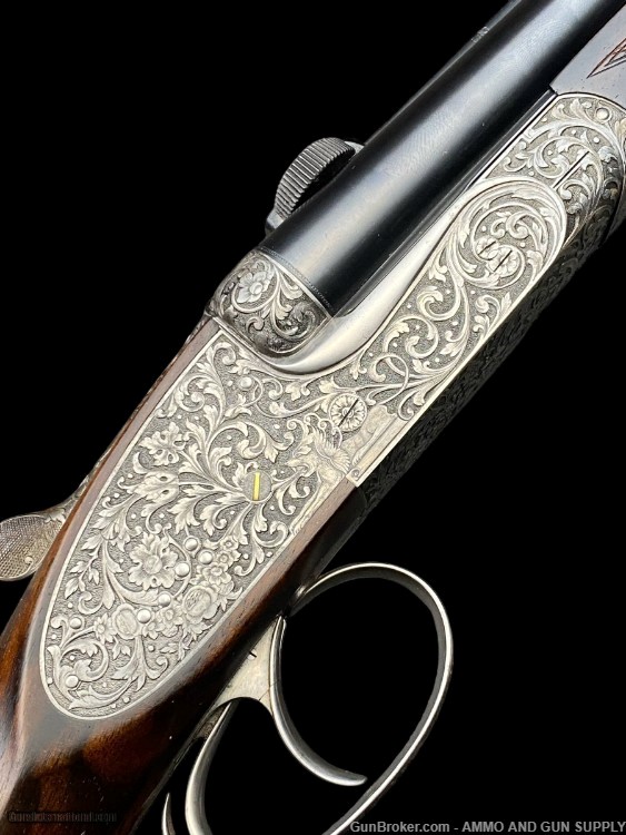 GORGEOUS PIOTTI SIDELOCK EJECTOR DOUBLE RIFLE 9.3X74R -RENAISSANCE ENGRAVED-img-0