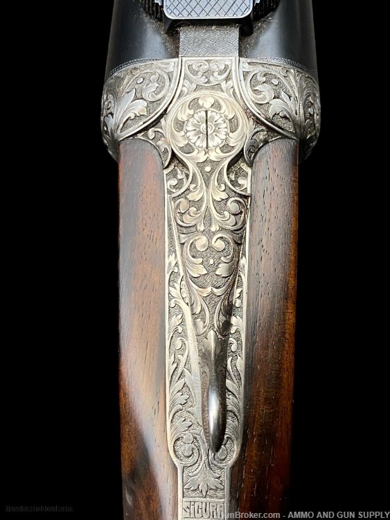 GORGEOUS PIOTTI SIDELOCK EJECTOR DOUBLE RIFLE 9.3X74R -RENAISSANCE ENGRAVED-img-7