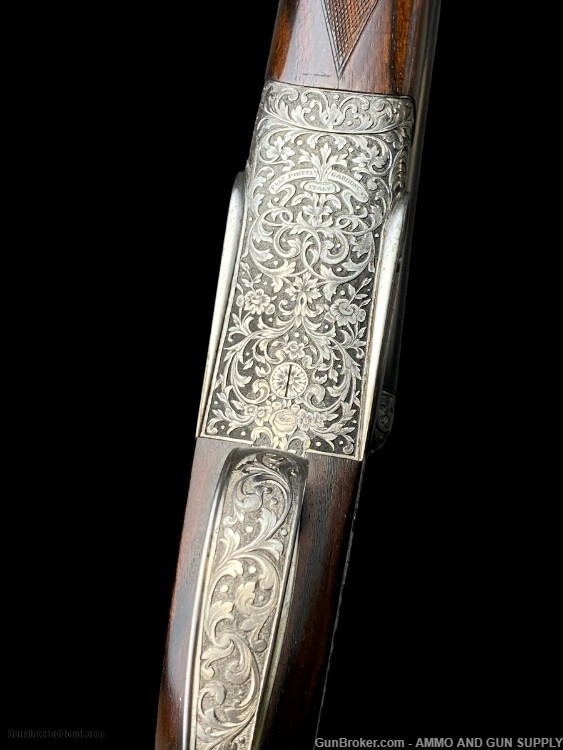 GORGEOUS PIOTTI SIDELOCK EJECTOR DOUBLE RIFLE 9.3X74R -RENAISSANCE ENGRAVED-img-4