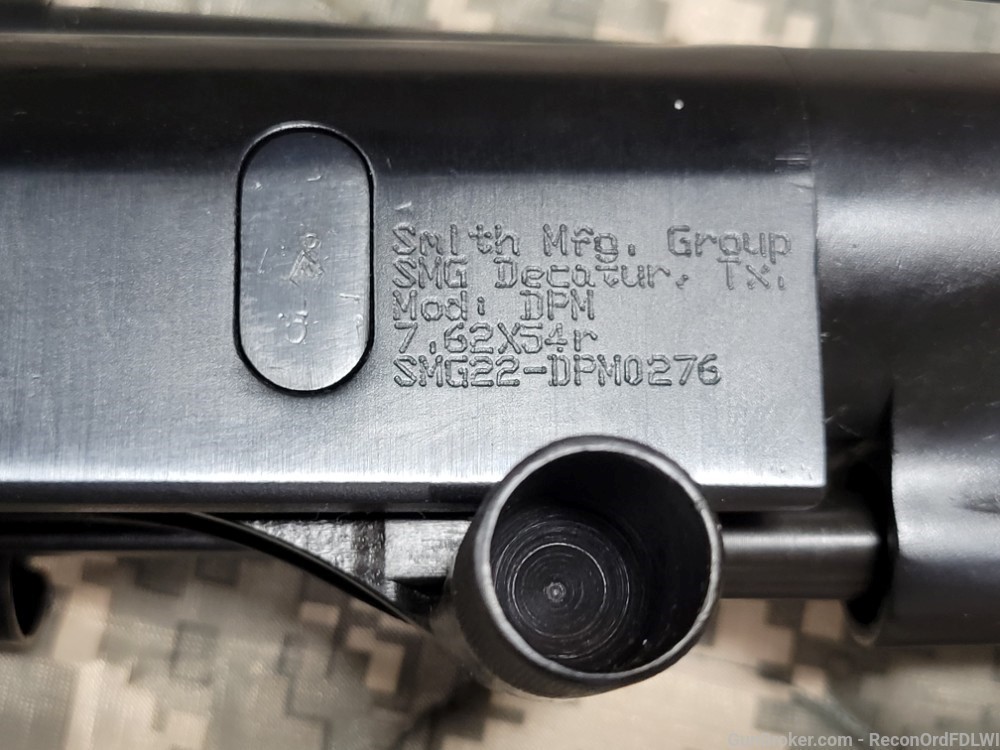 Polish DPM Light Machine Gun *Semi-Auto* 7.62x54r  2 Drum Mags, Hard Case!-img-6