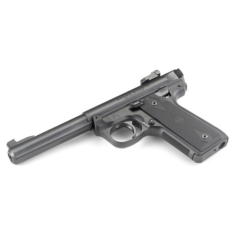 Ruger Mark IV 22/45 22LR Blued 5.5 Pistol-img-1