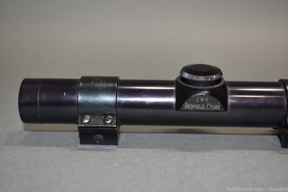 Redfield 2 3/4X Rifle Scope Fixed Power Post & Crosshair Reticle-img-1
