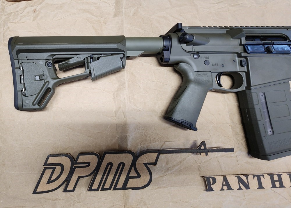 DPMS Panther Arms DR10 308 Win AR10 18" Rifle OD Green Adj Gas Block-img-2