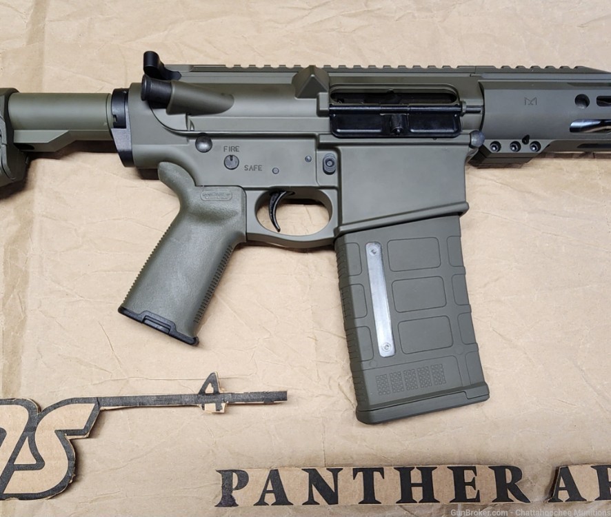DPMS Panther Arms DR10 308 Win AR10 18" Rifle OD Green Adj Gas Block-img-4