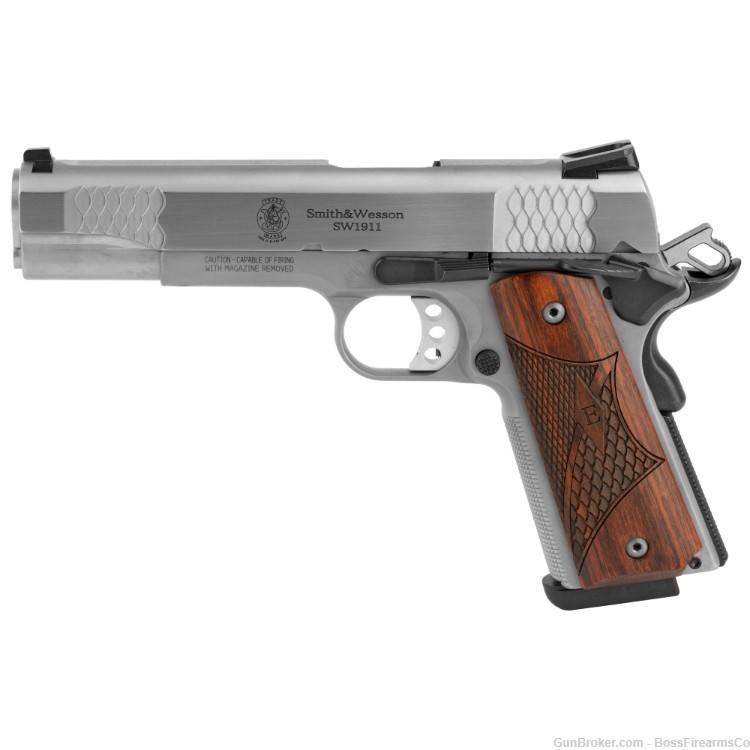 Smith & Wesson E-Series SW1911 .45 ACP Semi-Auto Pistol 5" 108482-img-1