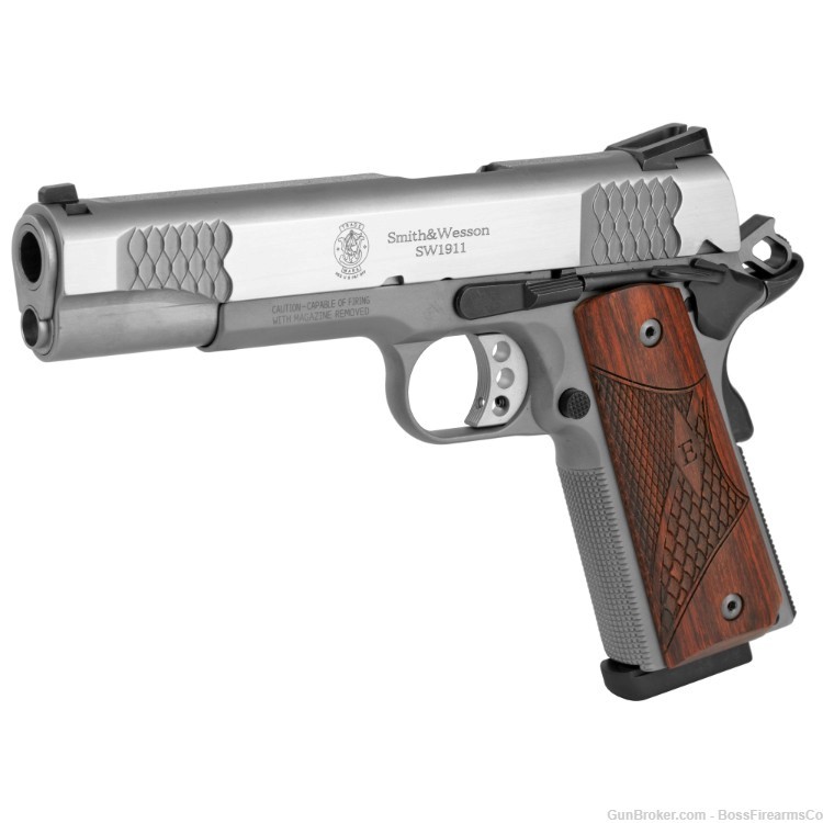 Smith & Wesson E-Series SW1911 .45 ACP Semi-Auto Pistol 5" 108482-img-0