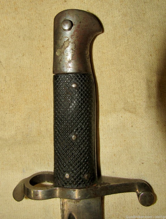 Civil War British Pattern 1856 Yataghan 2 Band Enfield Saber Bayonet & Scab-img-8