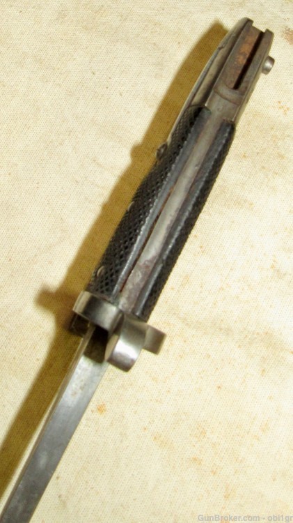 Civil War British Pattern 1856 Yataghan 2 Band Enfield Saber Bayonet & Scab-img-5