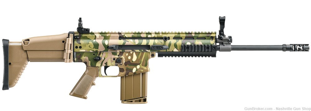 FN SCAR17S NRCH Multicam 7.62NATO 16.25" 20+1, 38-101309-img-1