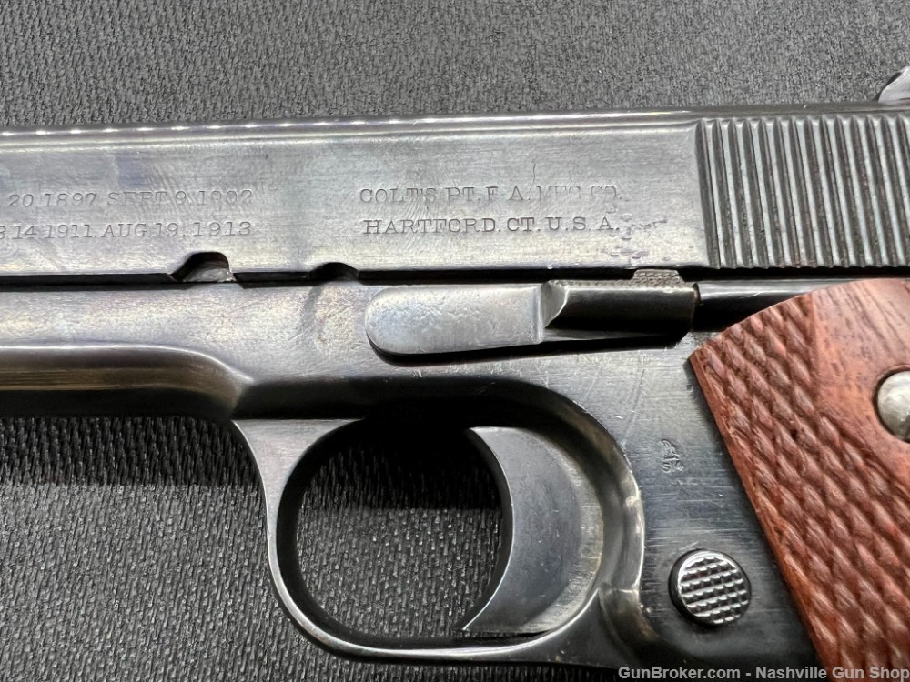 "Colt Model of 1911 U.S. Army" .45 ACP pistol made in 1918-img-2