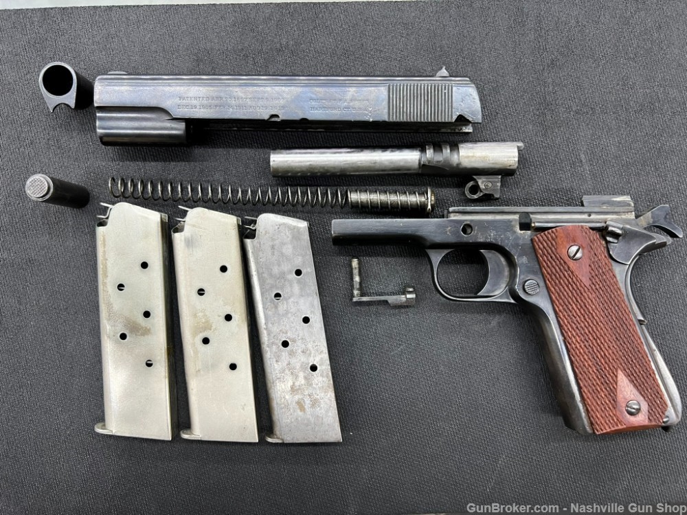 "Colt Model of 1911 U.S. Army" .45 ACP pistol made in 1918-img-12