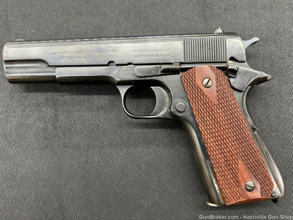 "Colt Model of 1911 U.S. Army" .45 ACP pistol made in 1918-img-0
