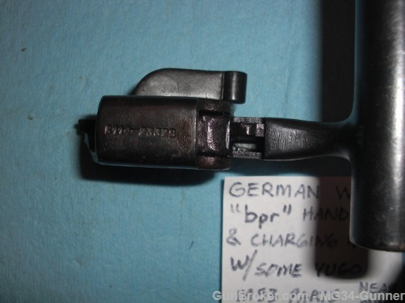 German WWII MG42 Charging Handle "bpr" Mfg. code-img-7