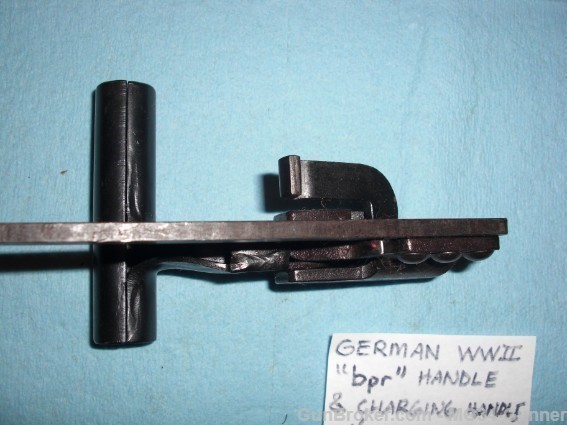 German WWII MG42 Charging Handle "bpr" Mfg. code-img-3