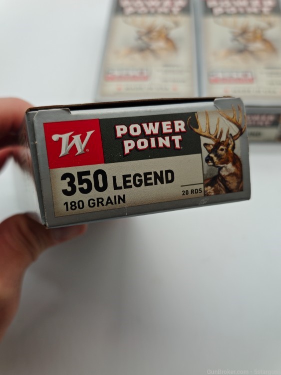 60 rounds Winchester Power Point 350 Legend 180 grain-img-4