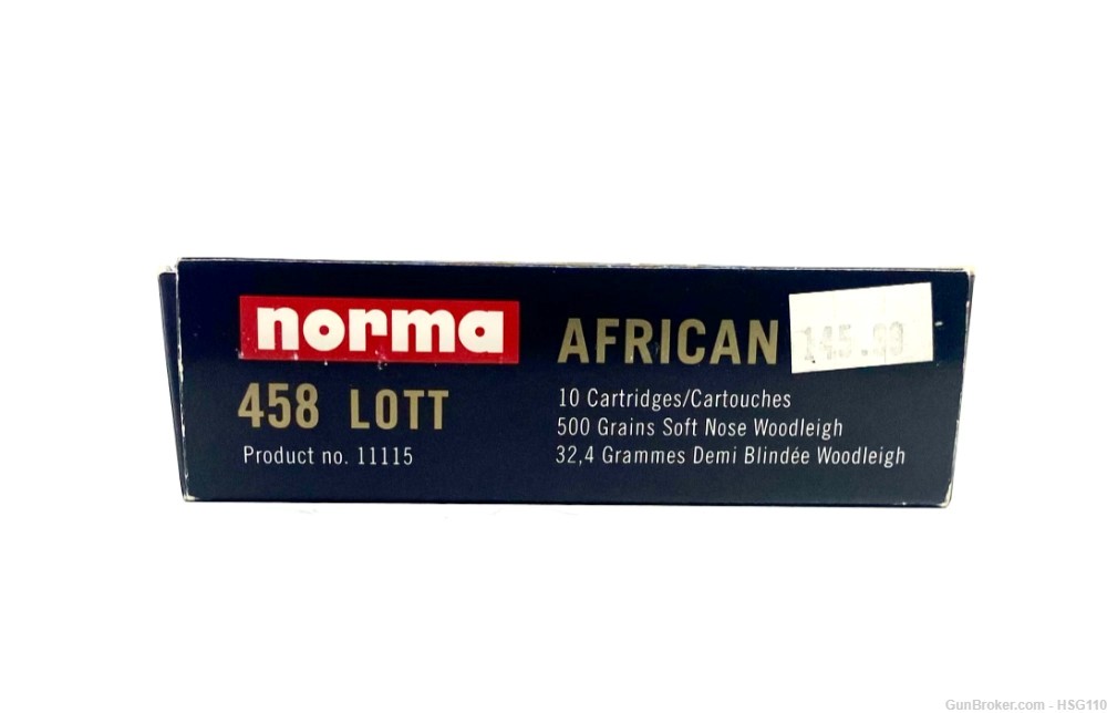Norma 458 Lott  500gr Soft Nose Woodleigh -img-1