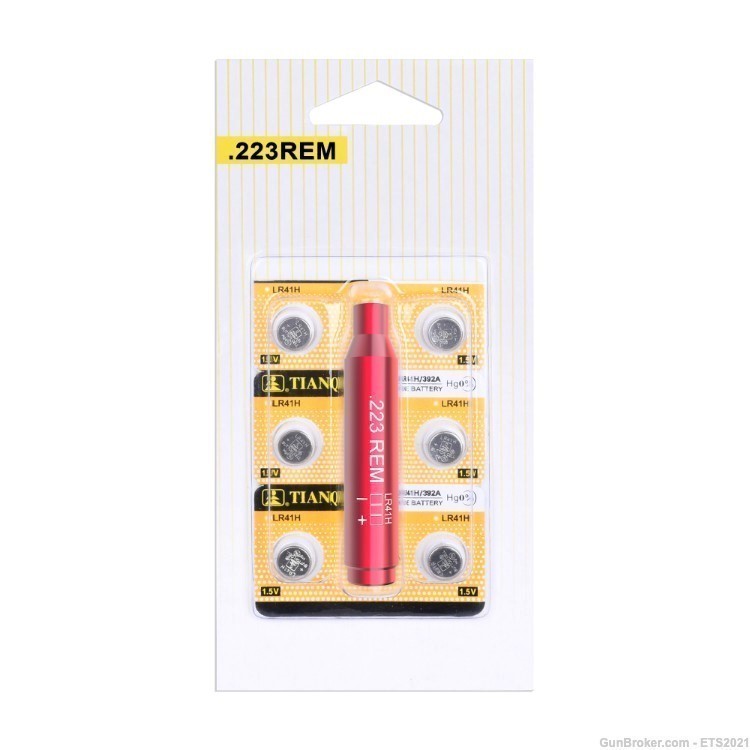 223 REM 5.56 Cartridge 6X Batteries Red Laser BoreSighter -img-6