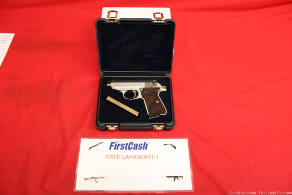 Walther PPK/S 380acp w/Display box, WALTHER Stainless .380ACP-img-0