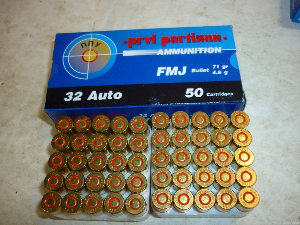 100rd - 32 ACP - FMJ and Lead Free - PPU 71gr - Fiocchi 73gr - 32 Auto-img-5
