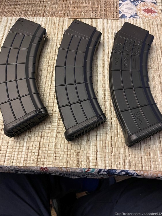 AK-47 7.62X39 6 AC UNITY IN 30 AND 40 ROUND CLIPS AS NEW CONDITION-img-1