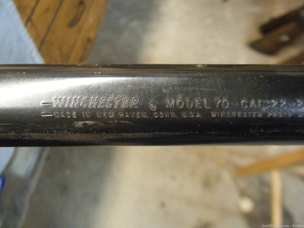  Winchester model 70 heavy barrel  in 22-250 caliber-img-1
