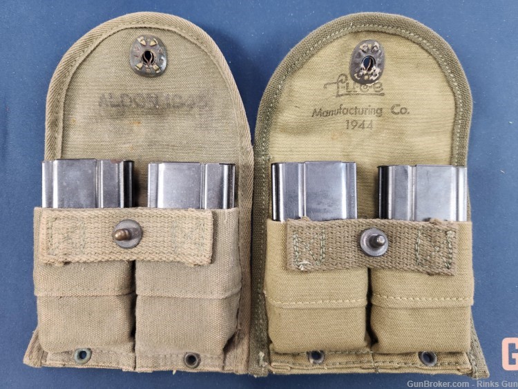 M1 CARBINE 15RD MAGAZINES AND MAG POUCHES WWII-img-0