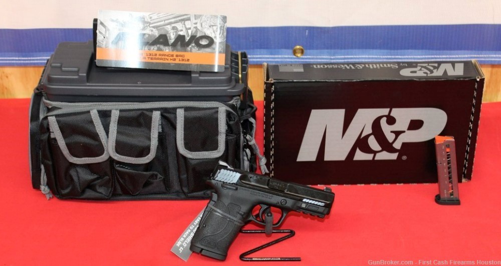 Smith & Wesson, M&P 380 Shield EZ M2.0, .380, New, Range Bag, LAYAWAY TODAY-img-1