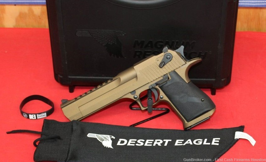 Magnum Research, Desert Eagle MK XIX Burnt Bronze, 44, New, LAYAWAY TODAY-img-0