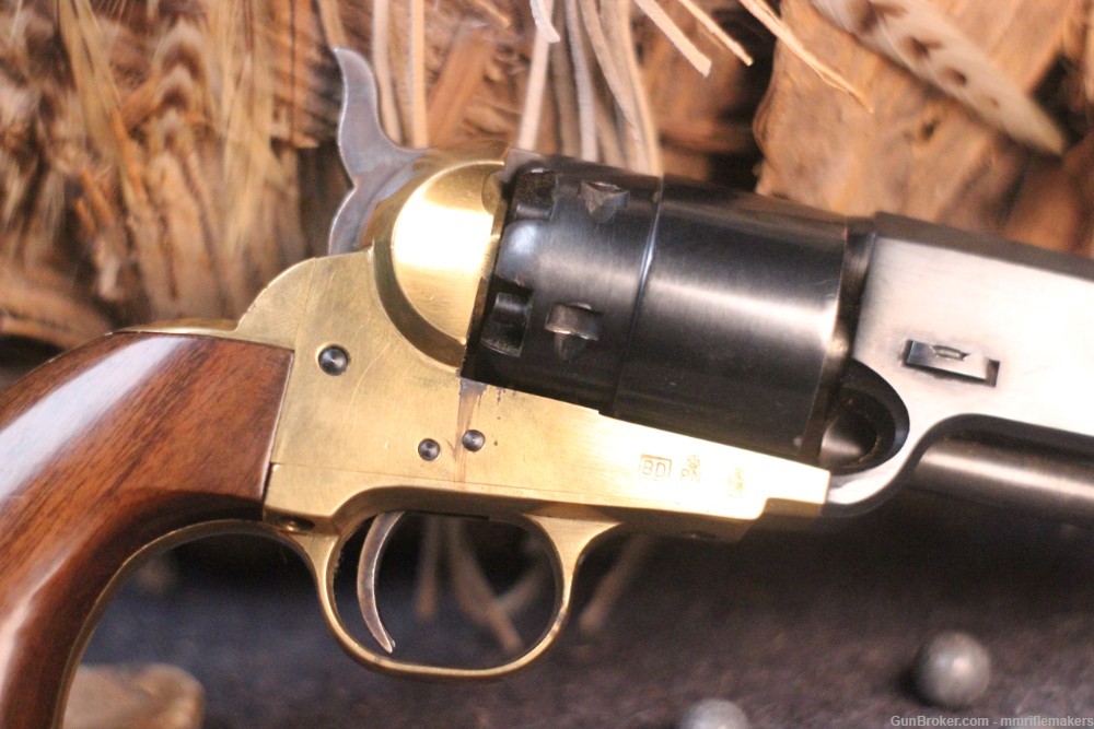 F.lli Pietta 1861 Navy Repro .44 Cal Percussion SA Revolver ATF Antique-img-3