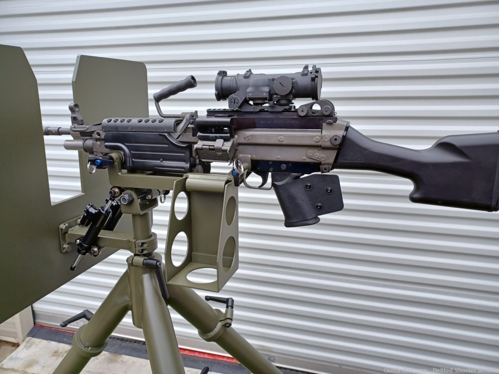 Custom M249 AA Tripod with Armor Shield M249s-img-1