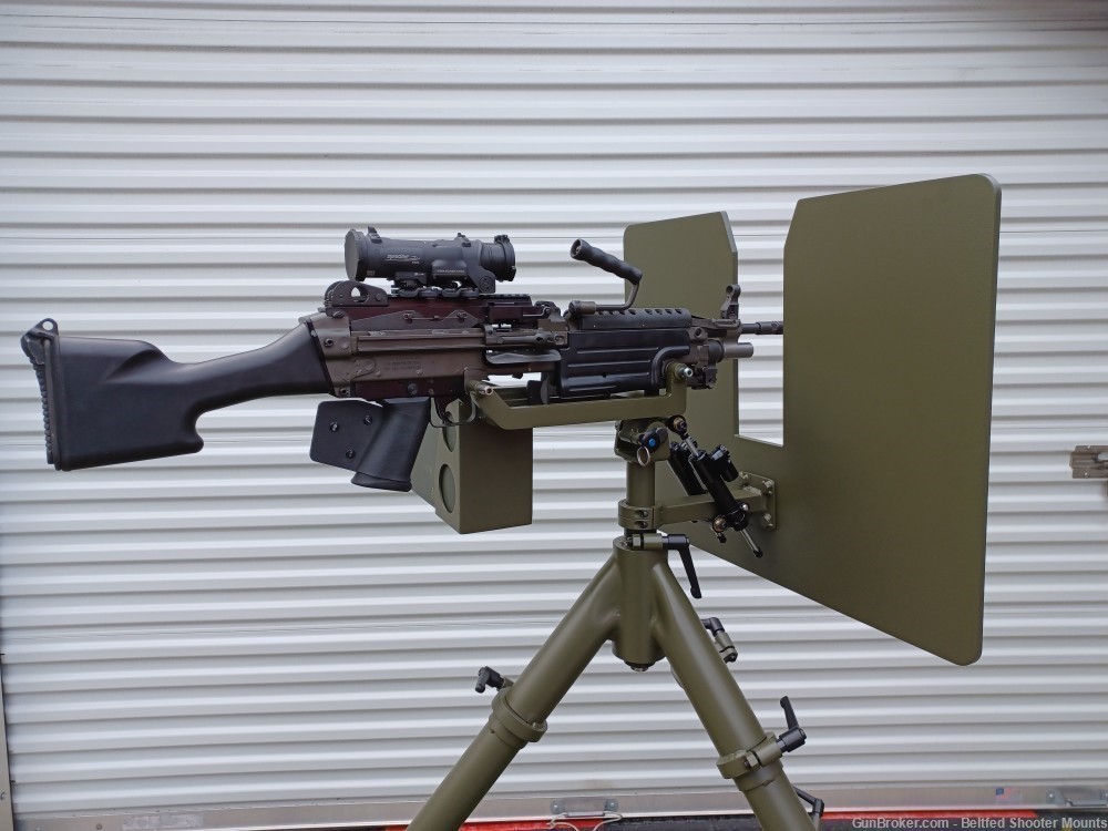 Custom M249 AA Tripod with Armor Shield M249s-img-9