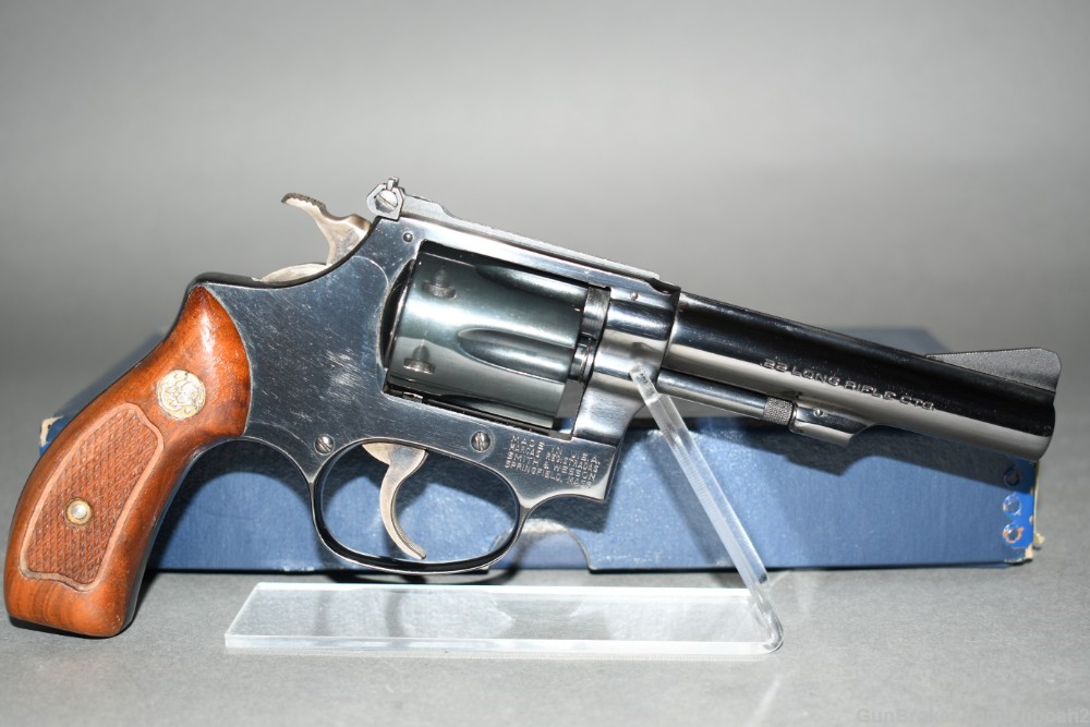 Smith & Wesson Model 34-1 22/32 Kit Gun 22 LR Revolver W Orig Box 1980-img-0