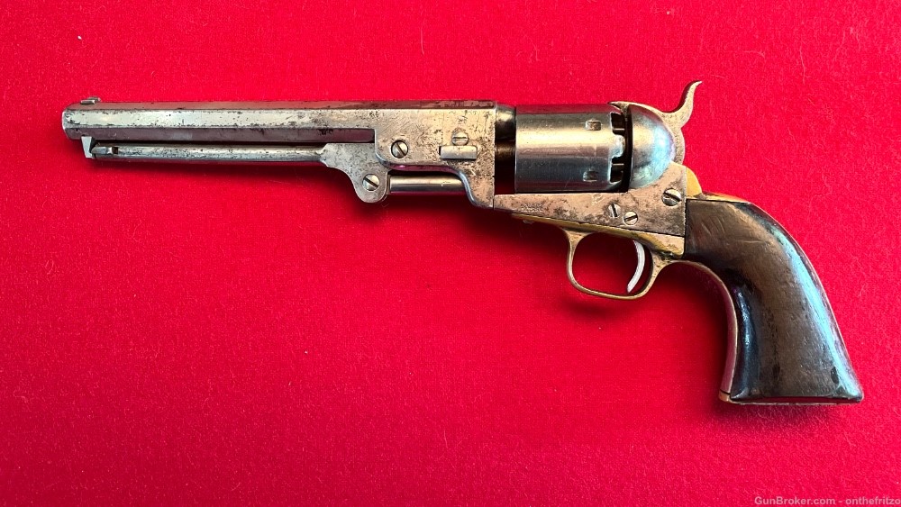 Colt 1851 Navy 4th Model .36 Cal Percussion Single Action Revolver MFD 1862-img-5