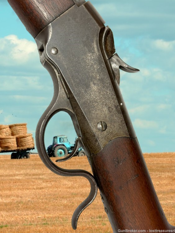 Winchester 1885 Low Wall Falling Block .22 Short Black Powder Rifle-img-20