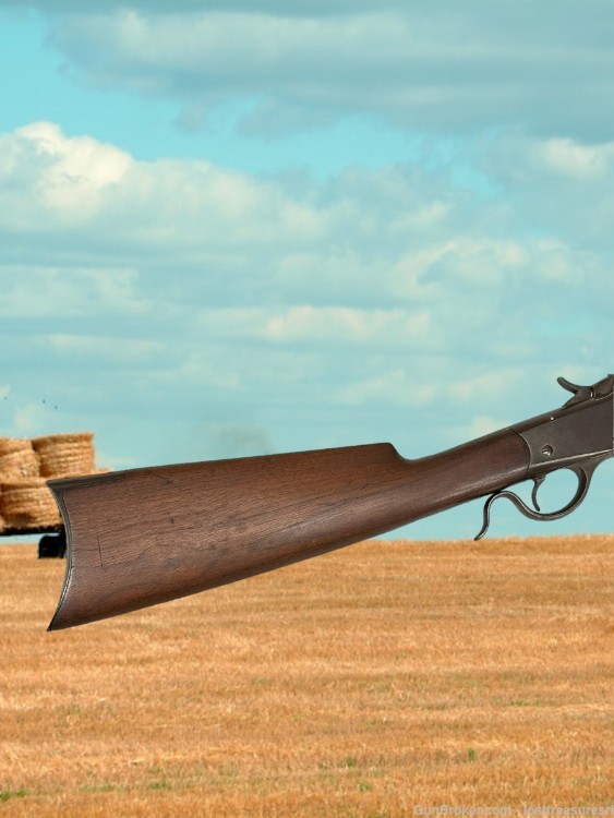 Winchester 1885 Low Wall Falling Block .22 Short Black Powder Rifle-img-1