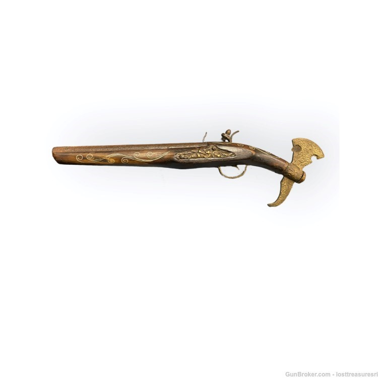 Landi Pistol Axe Combo Non-Firing Reproduction Gun-img-3