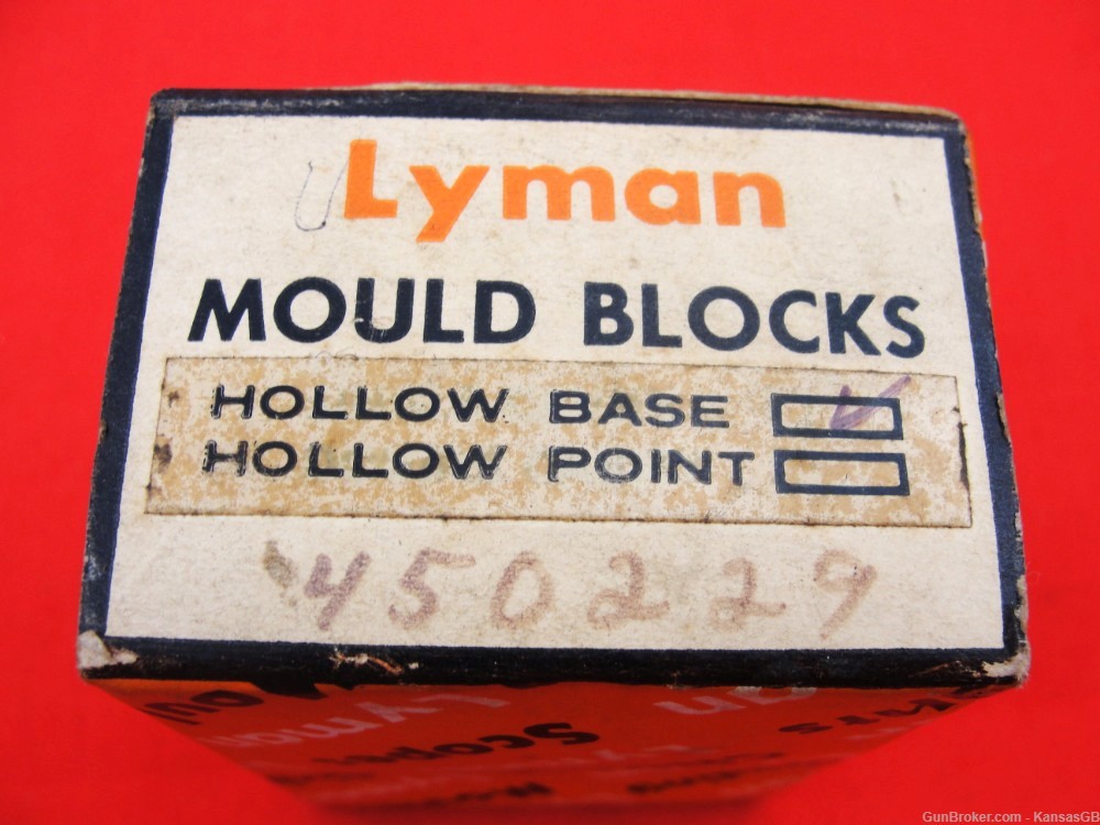 Lyman 450229 SC nollow base bullet mould blocks-img-7