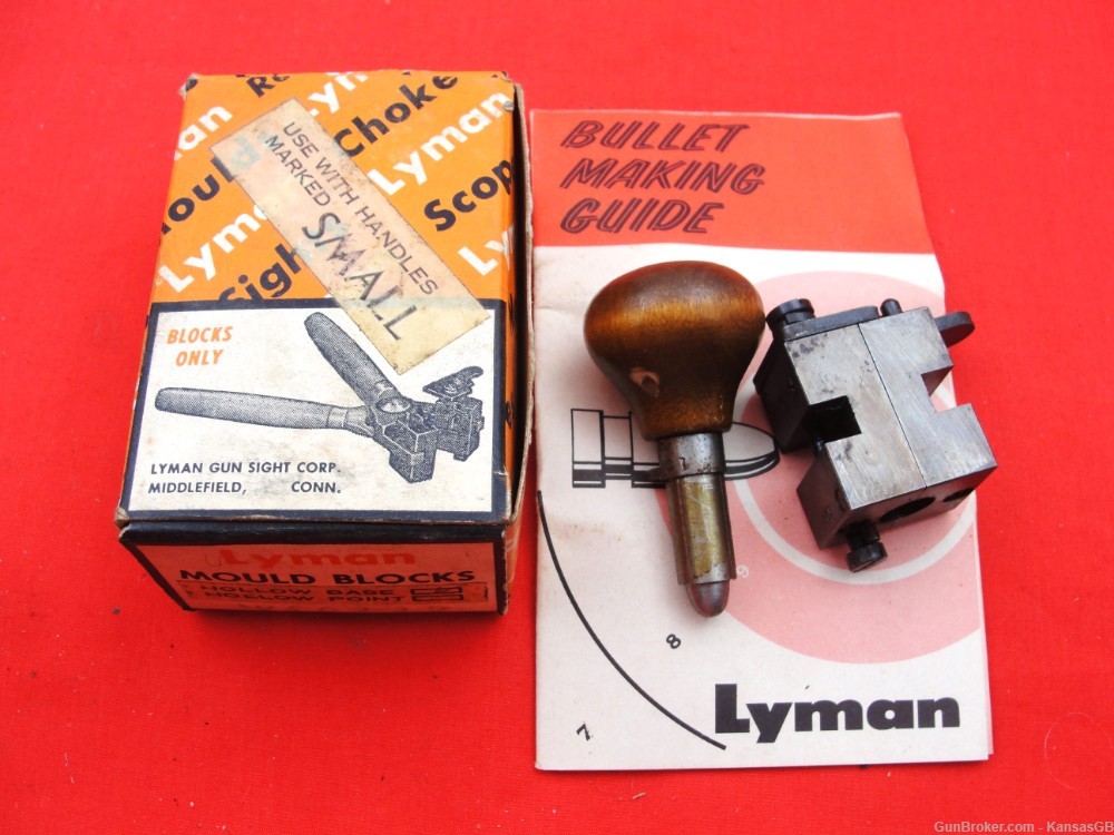 Lyman 450229 SC nollow base bullet mould blocks-img-0